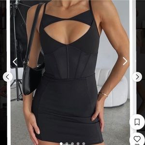 White Fox Look My Way Mini Dress NWT